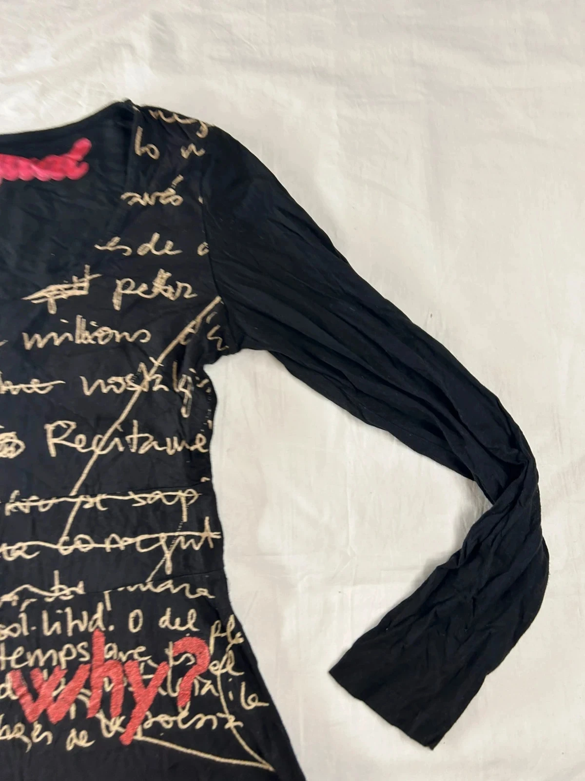 Vestido desigual vintage con motivos multicolor – photo 6